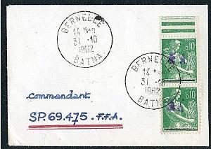 Lettre Commandant Schmitt 14- Bernelle- Batna